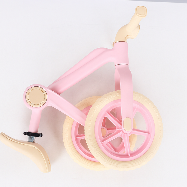 Balancio Loopfiets Opvouwbaar Clean Pastel Oud Hollands Roze 1,5+