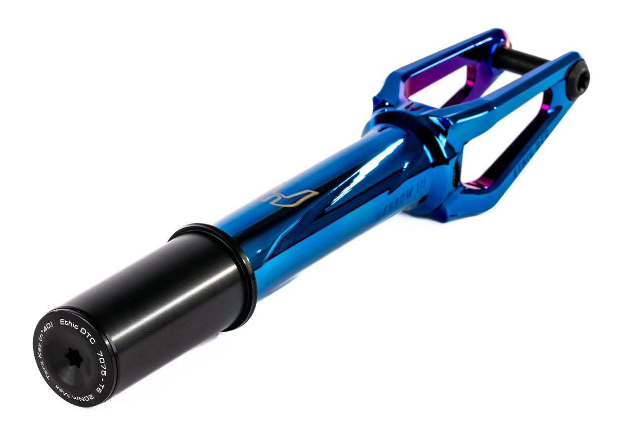 Ethic Merrow V3 HIC Fork Chrome Blue
