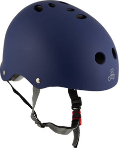 Triple Eight Helm S-M Navy Rubber Blauw